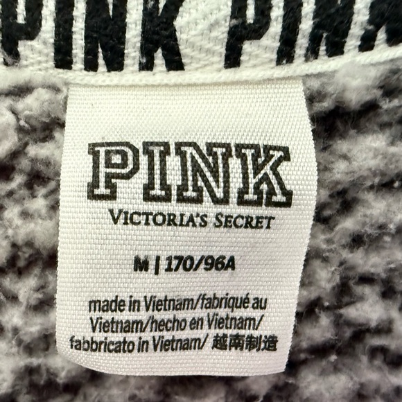 PINK Victoria's Secret Gray Zip Up Sweater - Picture 2 of 8